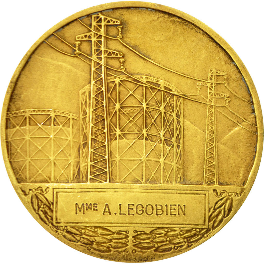 France, Médaille, Électricité de France et gaz de France, Dropsy, SPL, Gilt