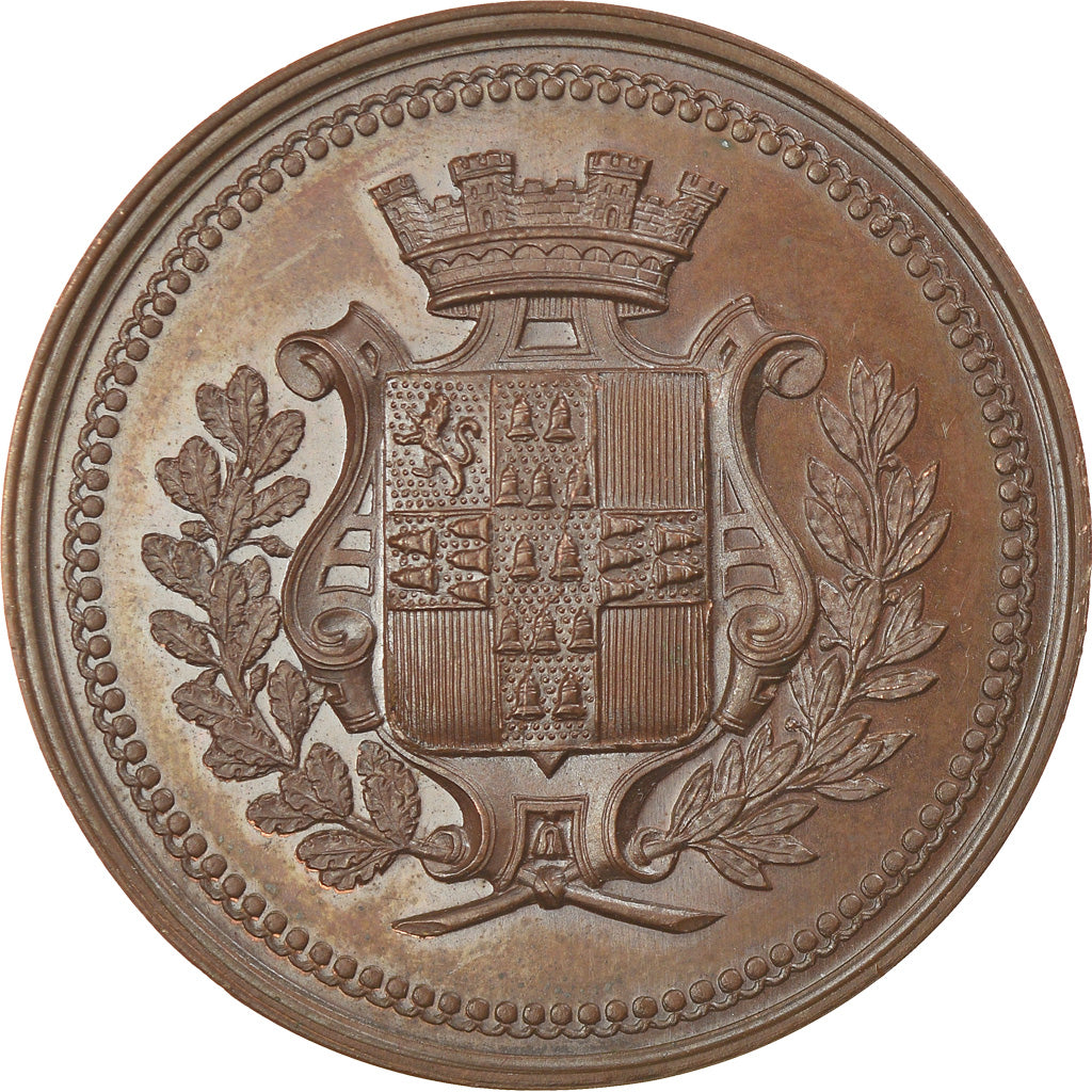 France, Medal, Société d'Agriculture de Bailleul, Nord, MS(63), Copper