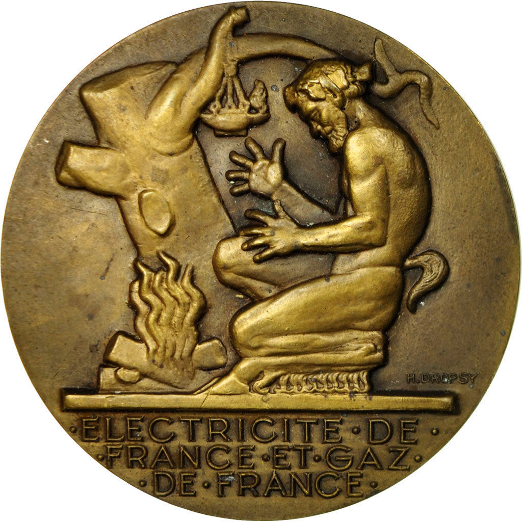 France, Medal, Électricité de France et gaz de France, Dropsy, MS(60-62)