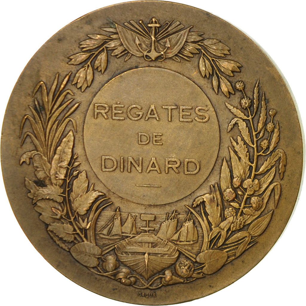 France, Medal, Voile, Régates de Dinard, Dupuis.D, AU(55-58), Bronze