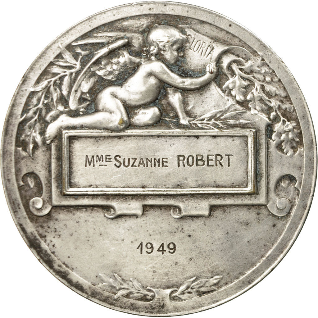 Francja, Medal, Fédération des Chambres Syndicales d'Industrie du Verre, 1949