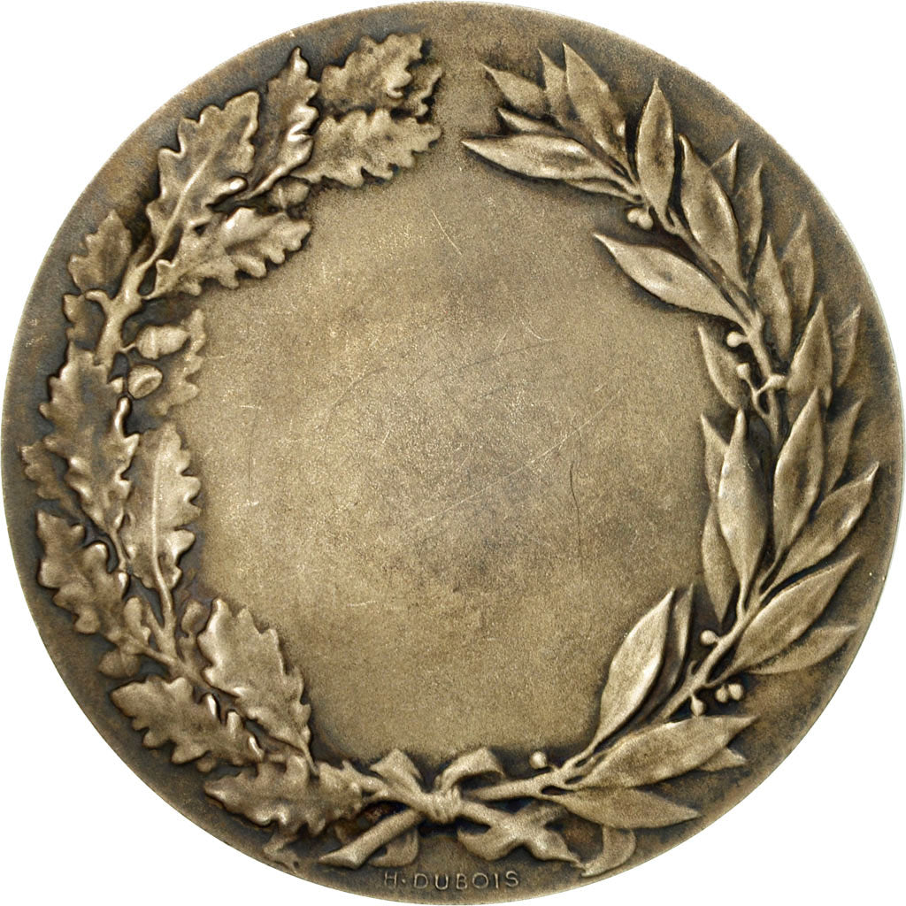 France, Medal, Protection de l'Enfance, Dubois.H, MS(60-62), Silvered bronze