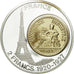 Francia, medalla, Reproduction 2 Francs Chambre de Commerce, Paris, 2007, SC+