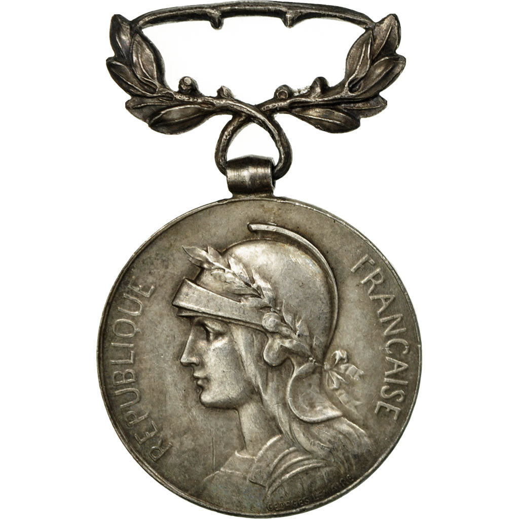 France, Médaille Coloniale, Medal, Very Good Quality, Lemaire, Silver, 30
