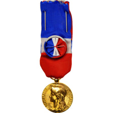 Frankreich, Médaille d'honneur du travail, Medaille, Uncirculated, Gilt Bronze