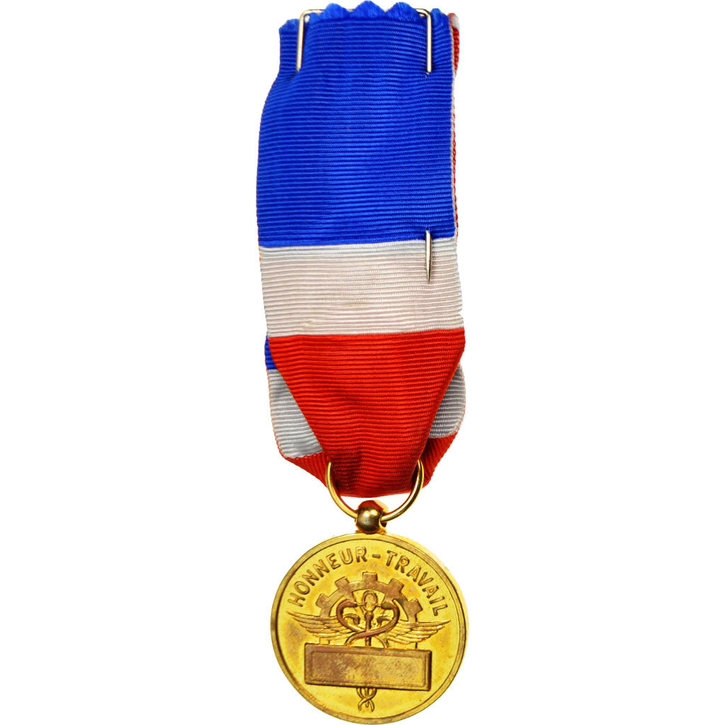 France, Médaille d'honneur du travail, Medal, Uncirculated, Gilt Bronze, 28