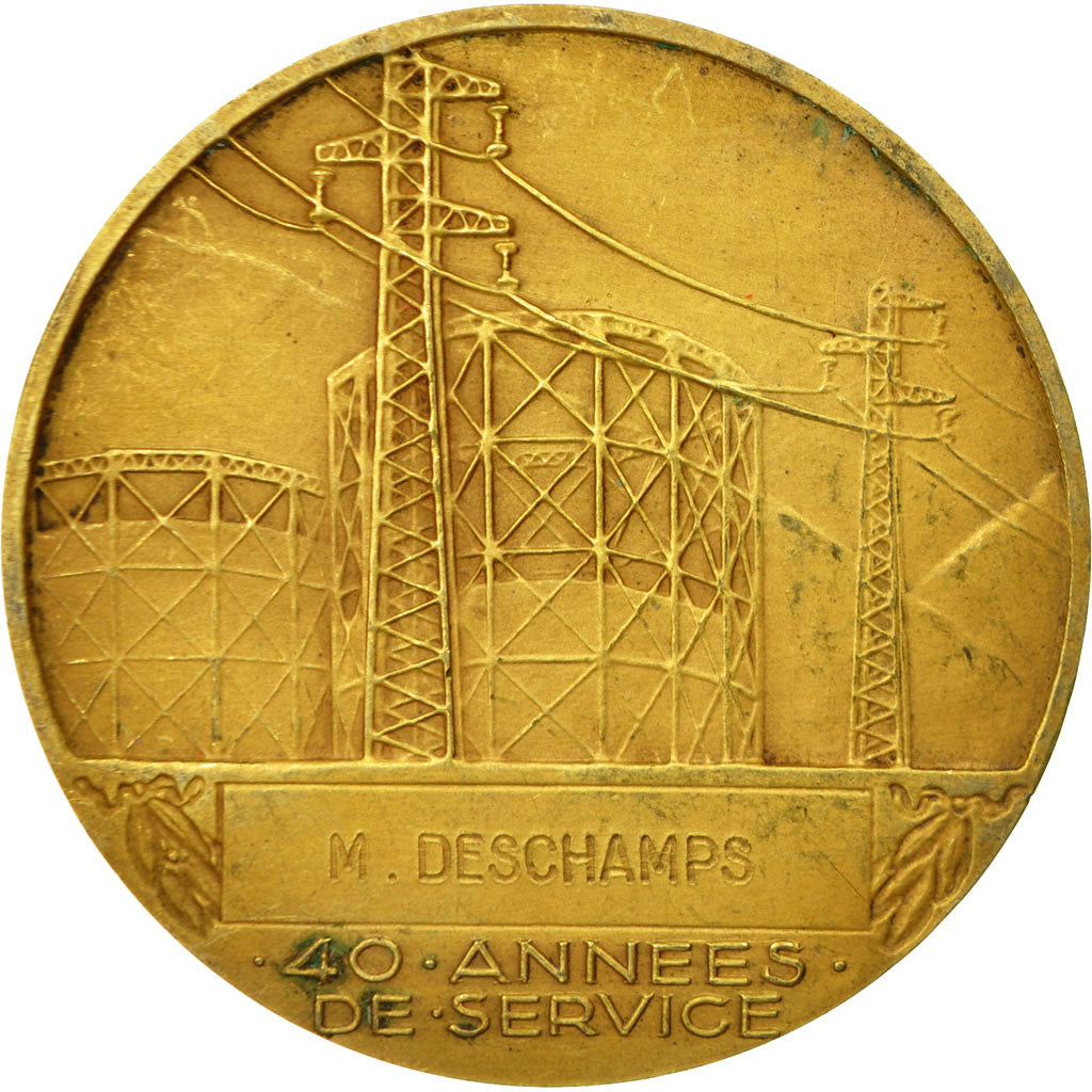 Francja, Medal, Électricité de France et gaz de France, Dropsy, AU(50-53)