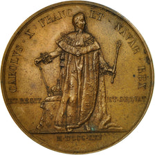 France, Médaille, Couronnement de Charles X, 1825, Gayrard, TTB, Bronze