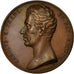 France, Medal, Charles X, Avènement au Trône, 1824, Gayrard, AU(55-58), Copper