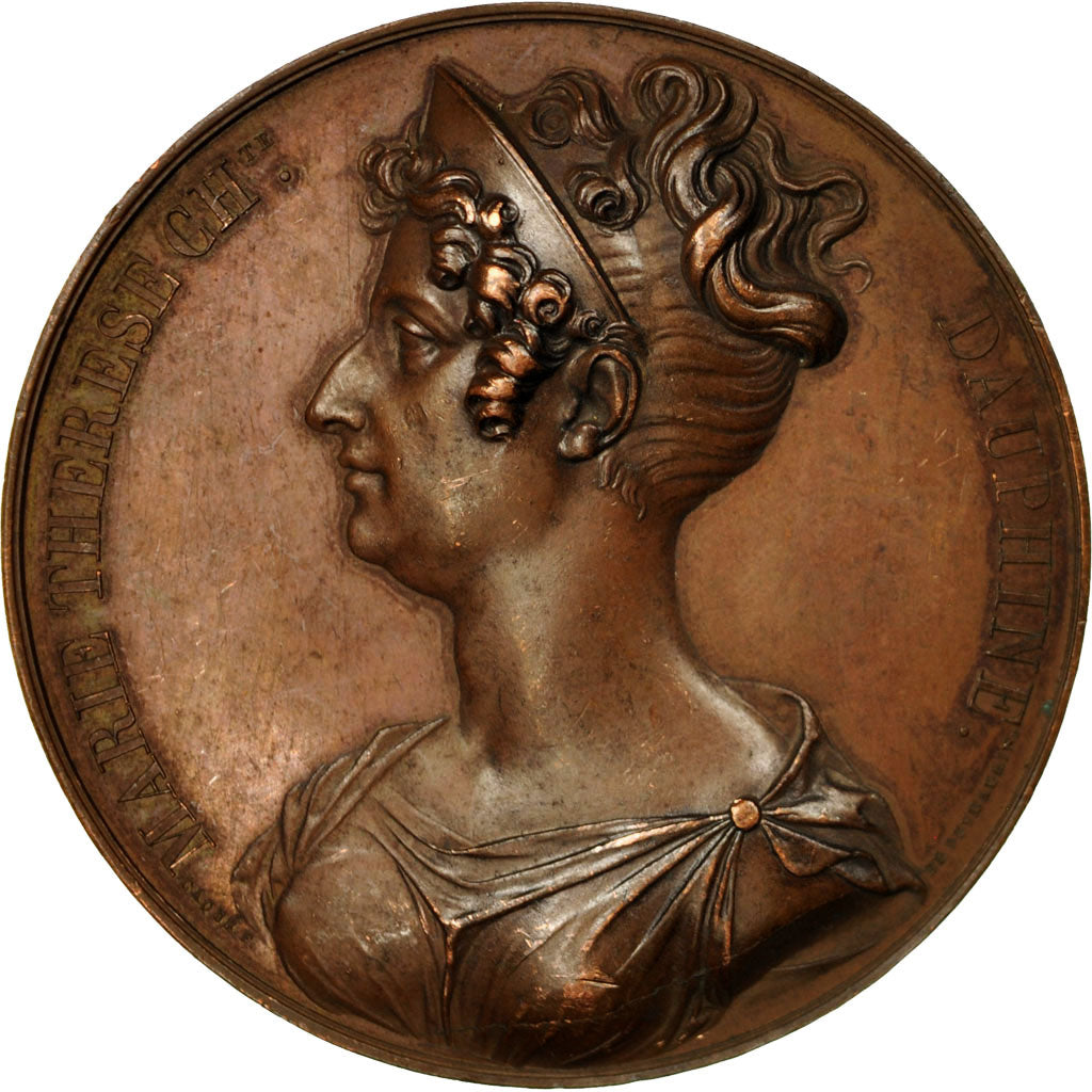 Francia, medaglia, Louis Antoine de France et Marie Thérèse, De Puymaurin