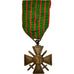 Francja, Croix de Guerre, Medal, 1914-1918, Doskonała jakość, Bronze, 38