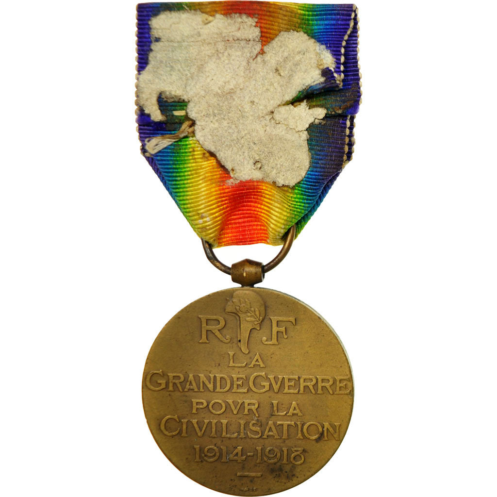France, La Grande Guerre pour la Civilisation, Medal, 1914-1916, Very Good