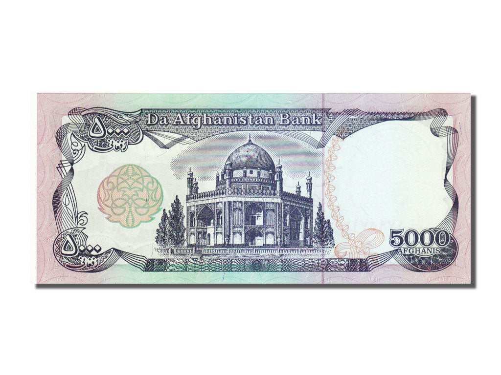 Afghanistan, 5000 Afghanis, 1993, UNC(65-70)