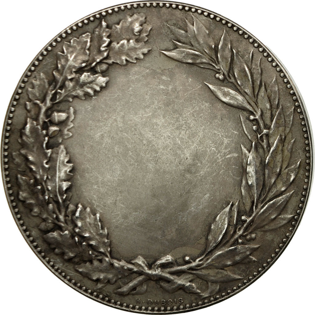France, Medal, Marianne, République Française, Dupuis.D, AU(55-58), Silver
