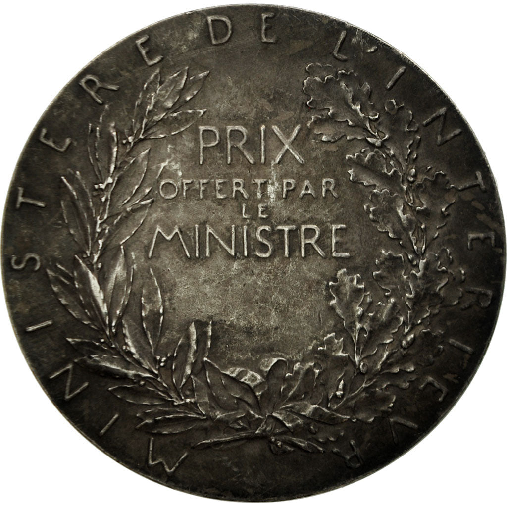 France, Médaille, Marianne Casquée, Ministère de l'Intérieur, Roty, SUP