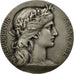 France, Medal, Hôpital Saint-Louis, Département de la Seine, 1949, Dupuis.D
