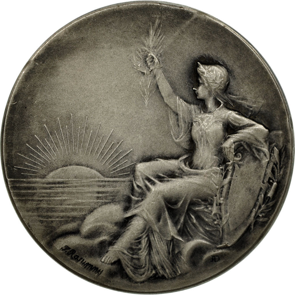 France, Médaille, Art Nouveau, Amicale Secouriste Parisienne, Rasumny, SUP
