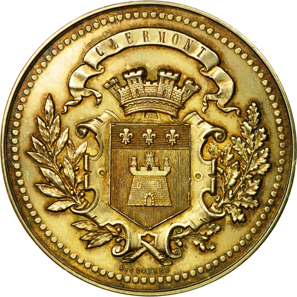 France, Médaille, Société d'Agriculture de Clermont (Oise), Desaide, SUP+