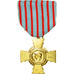 Francia, Croix du Combattant, medalla, 1914-1918, Muy buen estado, Bronce, 36