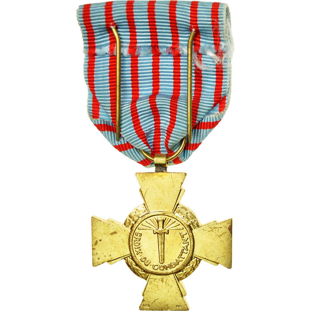 France, Croix du Combattant, Medal, 1914-1918, Very Good Quality, Bronze, 36