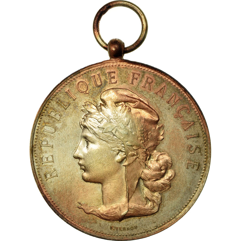 France, Médaille, Musique, Festival de la Madeleine (Nord), 1894, Vernon, TTB