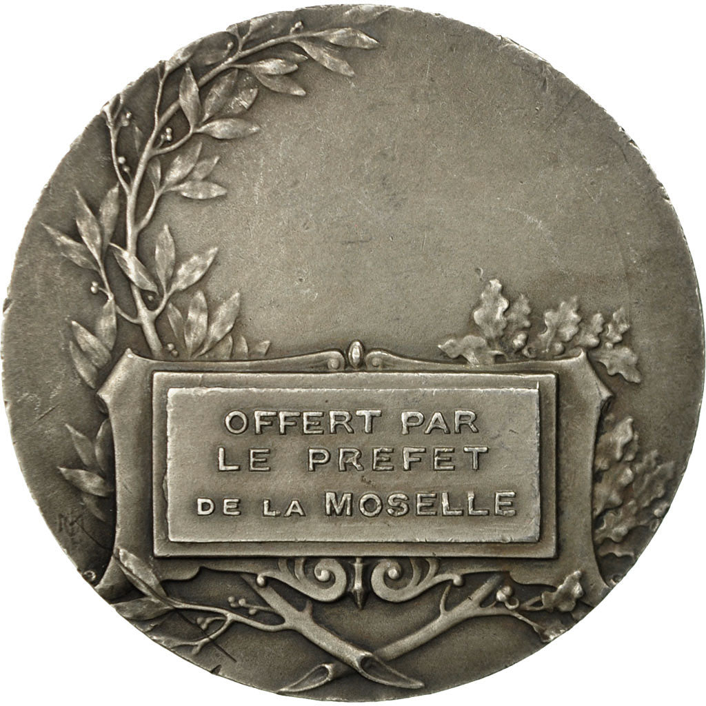 France, Medal, Concours Avicole, Moselle, Charles, AU(55-58), Silver