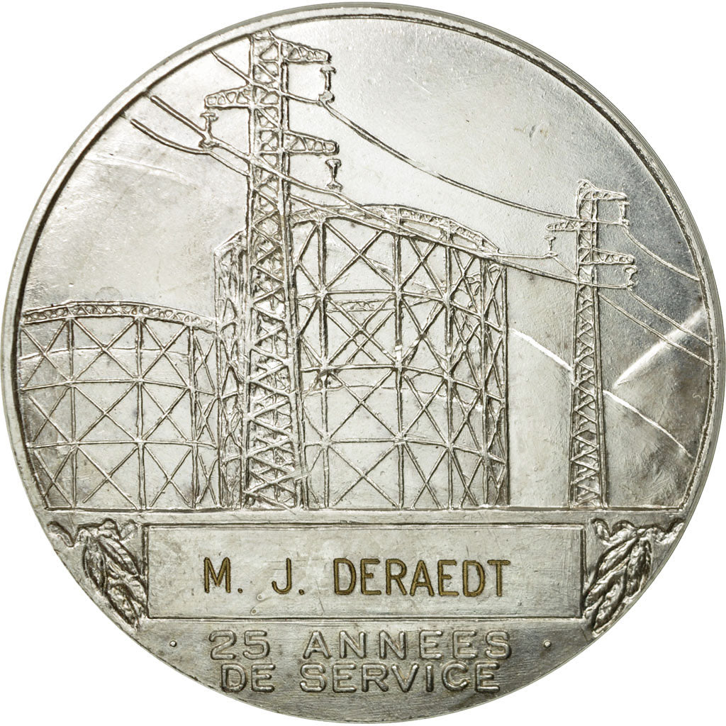 Frankreich, Medaille, Électricité de France et gaz de France, Dropsy, UNZ