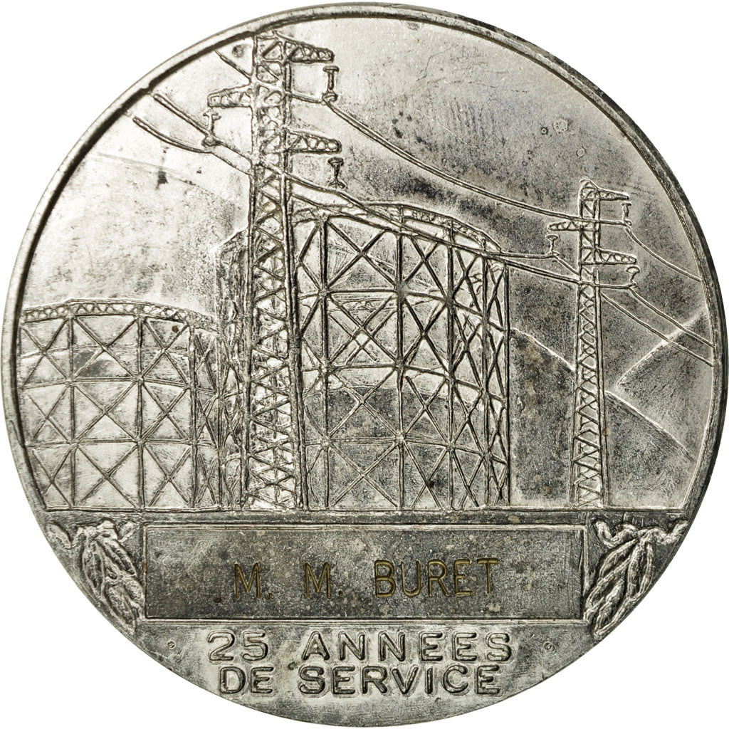 France, Medal, Électricité de France et gaz de France, Dropsy, MS(60-62)