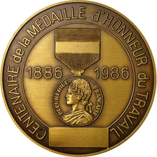 France, Medal, Centenaire de la Médaille d'honneur du Travail, 1986, MS(64)
