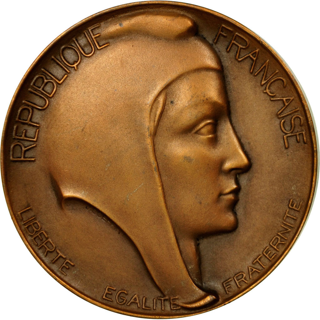 France, Medal, U.N.I des Matériaux de Construction, Coeffin, MS(63), Bronze
