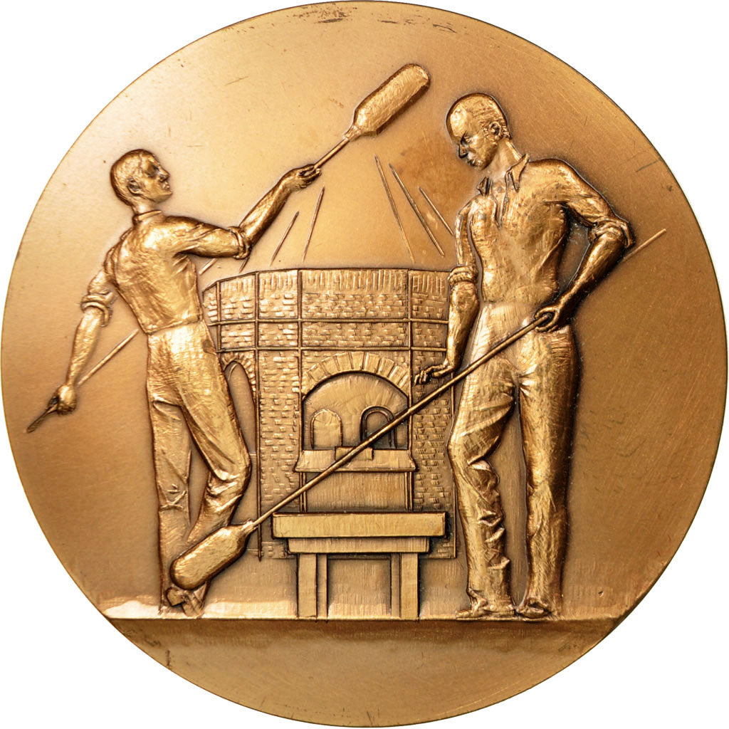Francja, Medal, Recyclage des Cartons et Plastiques, 1991, MS(63), Bronze