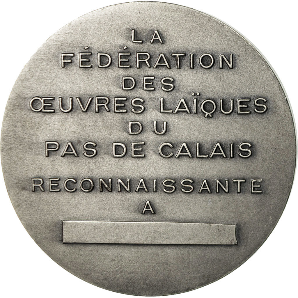 France, Medal, Ligue Française de l'Enseignement, Pas-de-Calais, MS(63)