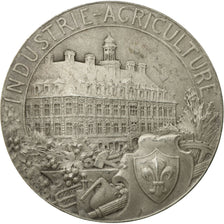 France, Medal, Chambre de Commerce de la Ville de Lille, Lefebvre, AU(50-53)
