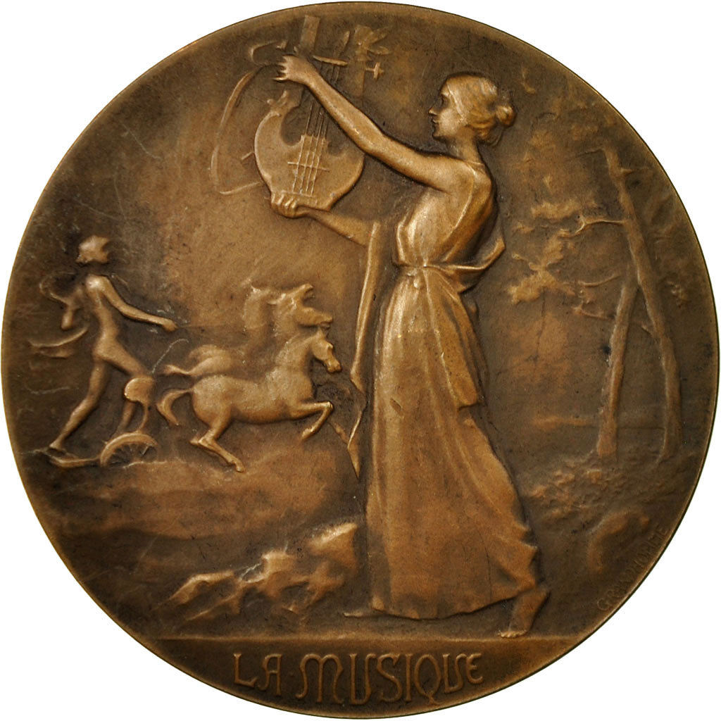 Frankreich, Medaille, Ecole Municipale de Musique de Saint-Quentin, 1914