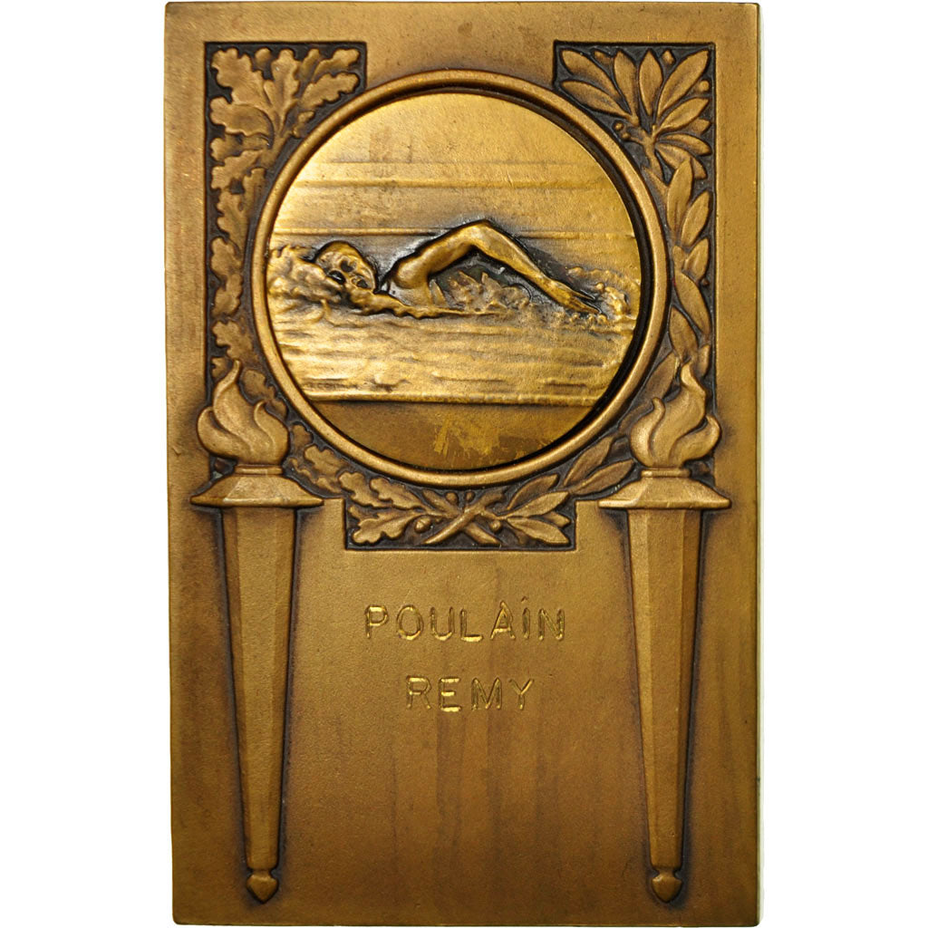 Frankrijk, Medaille, Sport, Natation, Ville de Calonne Ricouart, 1963, FDC