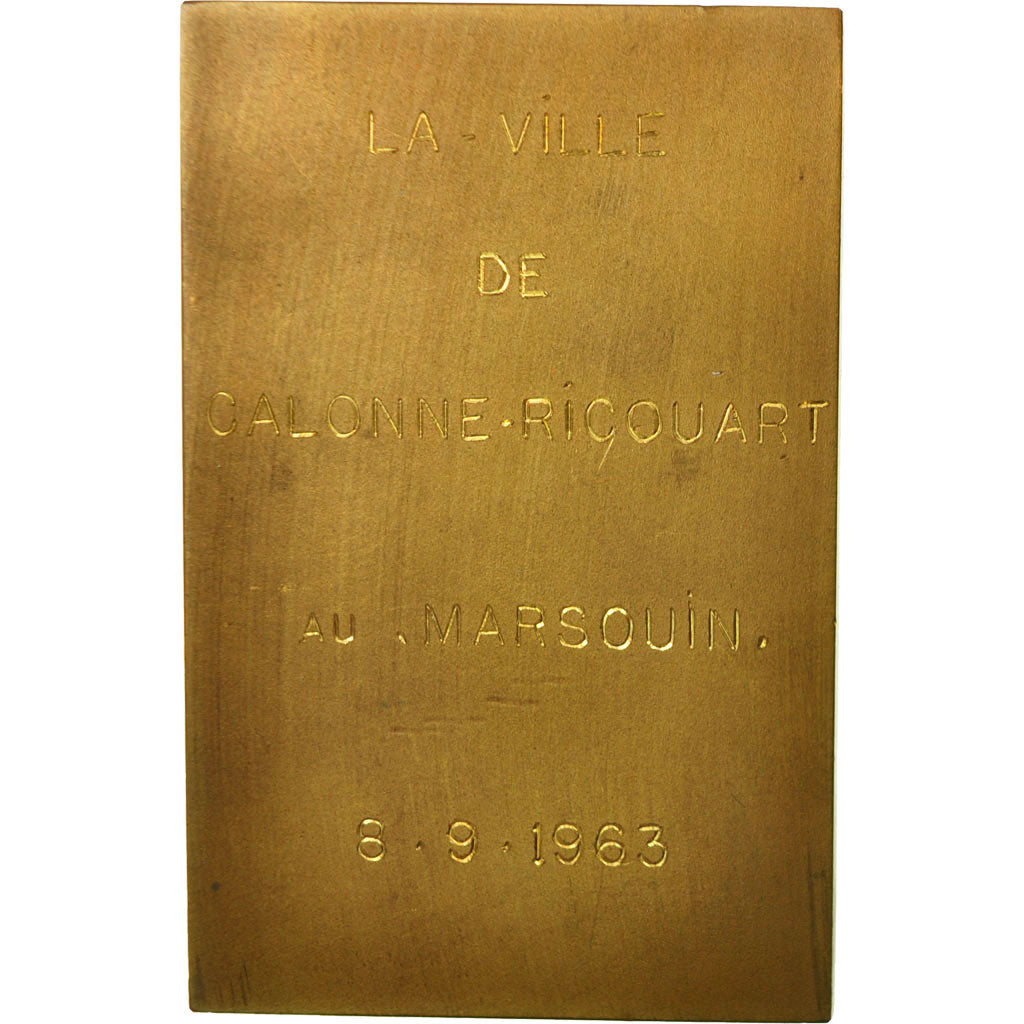 Frankrijk, Medaille, Sport, Natation, Ville de Calonne Ricouart, 1963, FDC
