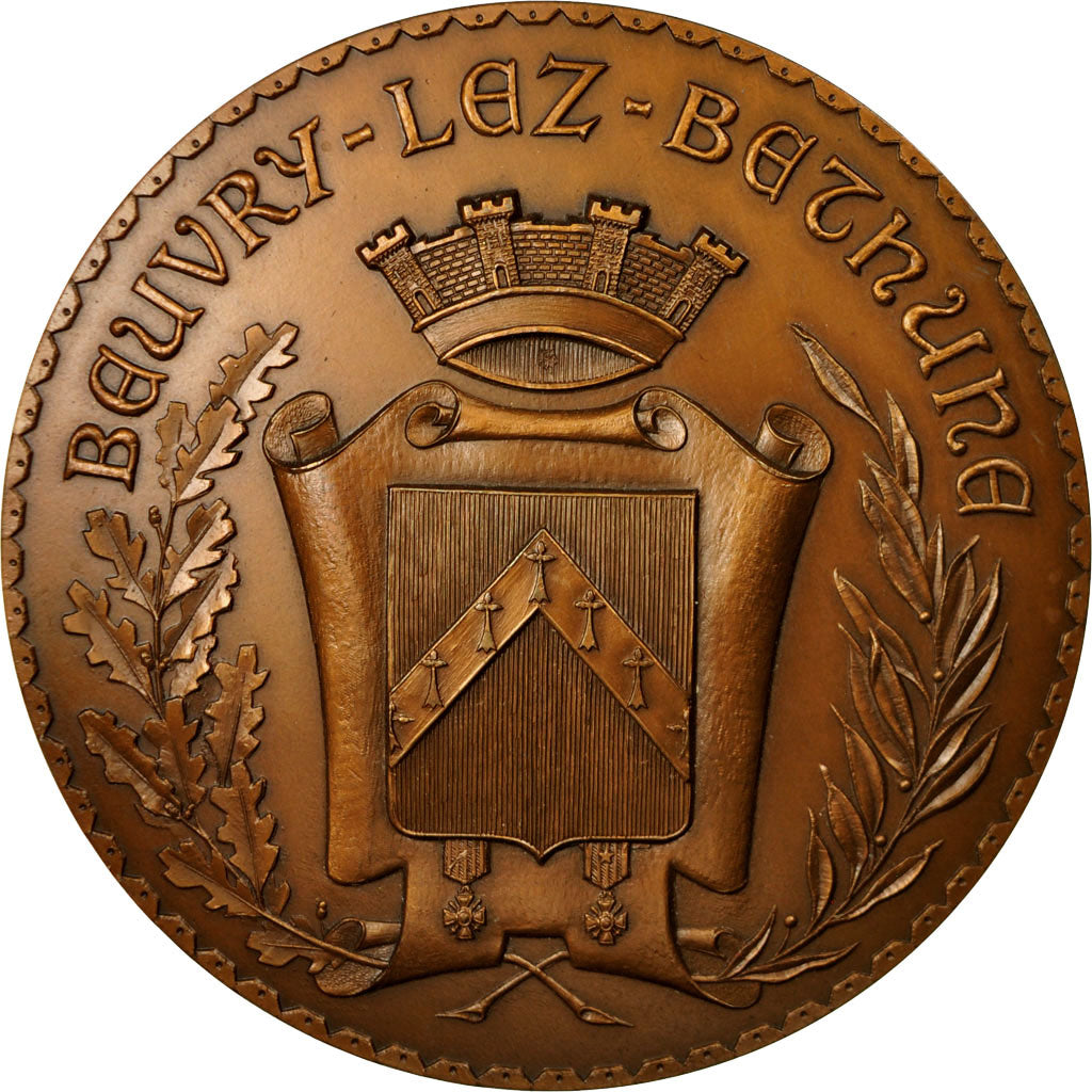 France, Médaille, Ancien Combattant, Beuvry-Lez-Béthune, 1983, SPL, Bronze