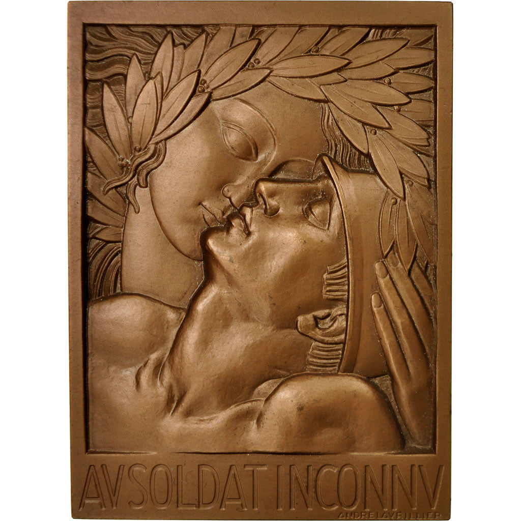 Frankrijk, Medaille, Hommage au soldat inconnu, 1976, Lavrillier, UNC, Bronze