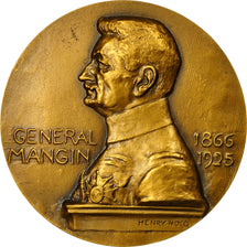 France, Medal, Général Mangin, Henry Nocq, MS(63), Bronze