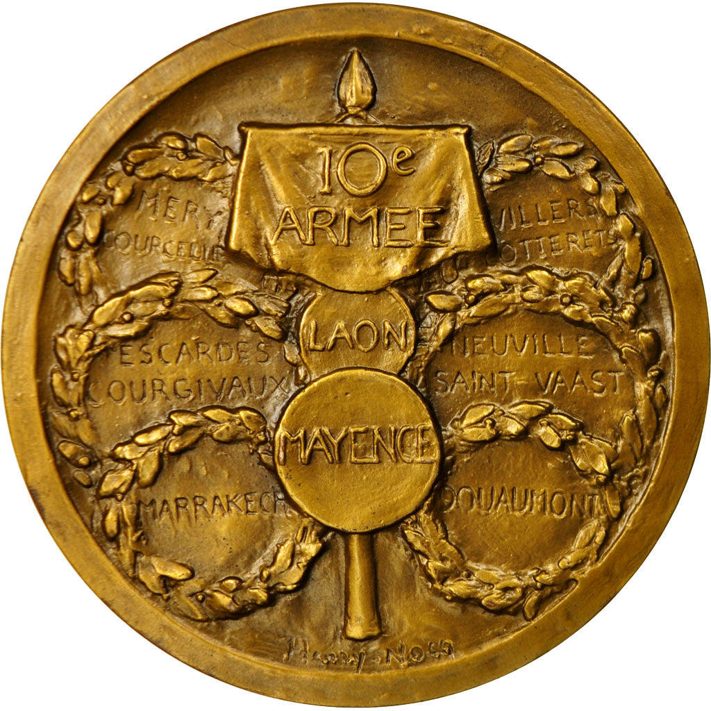 France, Medal, Général Mangin, Henry Nocq, MS(63), Bronze