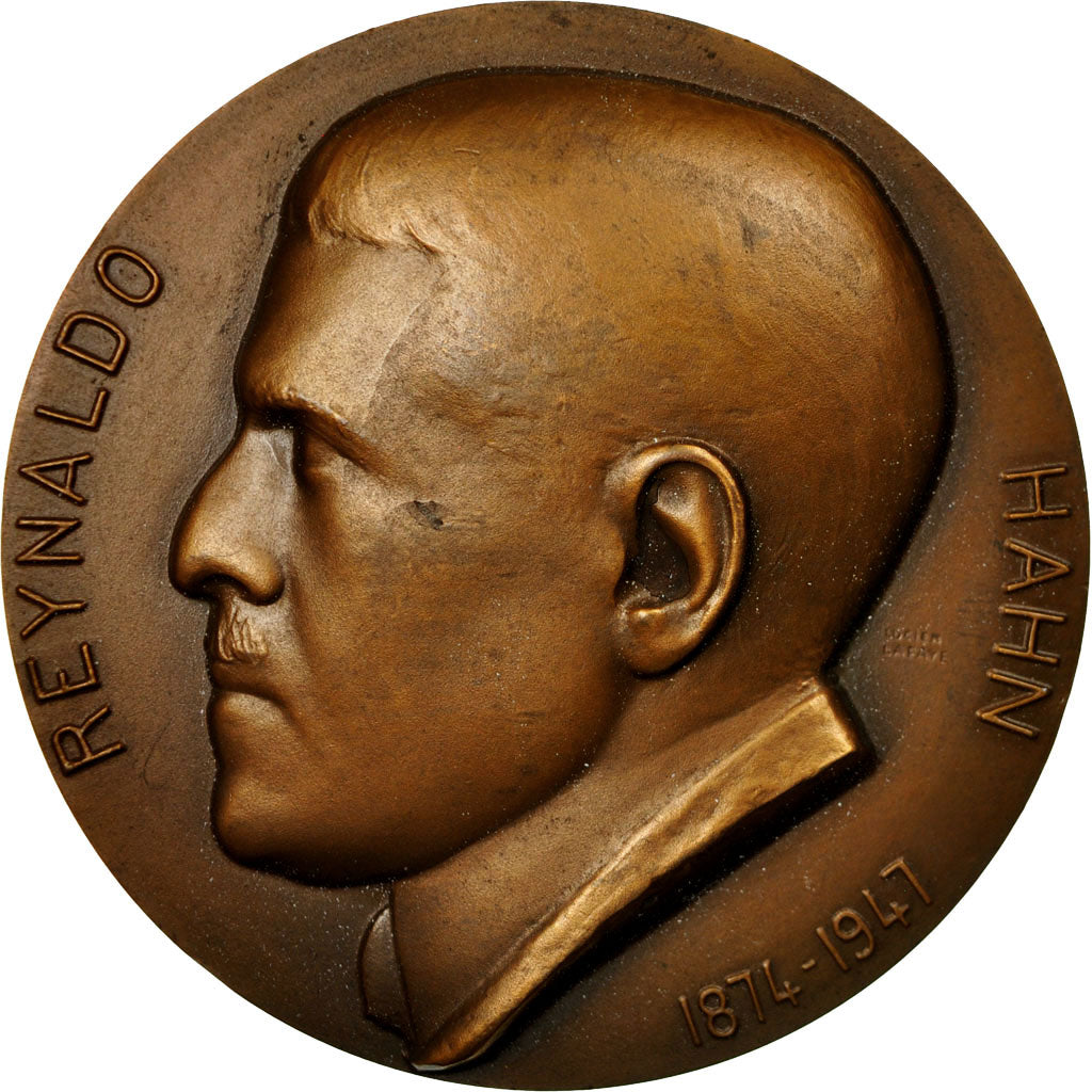 France, Medal, Musique, Reynaldo Hahn, Lafaye, MS(60-62), Bronze
