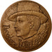 France, Medal, Musique, Théodore Botrel, 1972, Quillivic, MS(64), Bronze