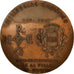 France, Medal, Millénaire Capétien, Ville de Noyon, 1987, VF(30-35), Copper