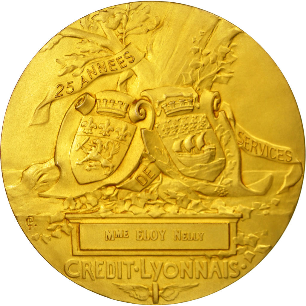 Frankreich, Medaille, Henri Germain, Fondateur du Crédit Lyonnais, Pillet
