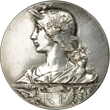 France, Medal, Paix et Mère Patrie, Rivet, AU(55-58), Silvered bronze