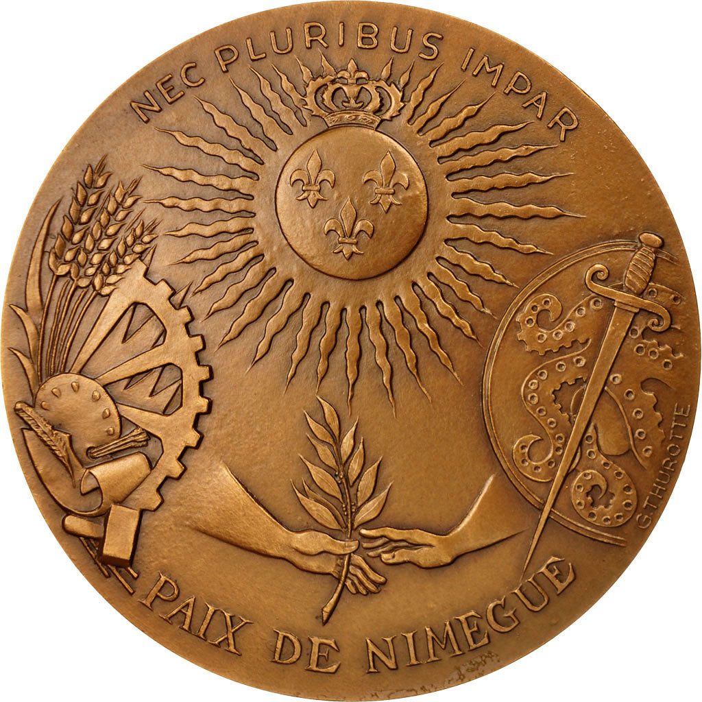 France, Médaille, Paix de Nimègue, Rattachement de Valenciennes à la France
