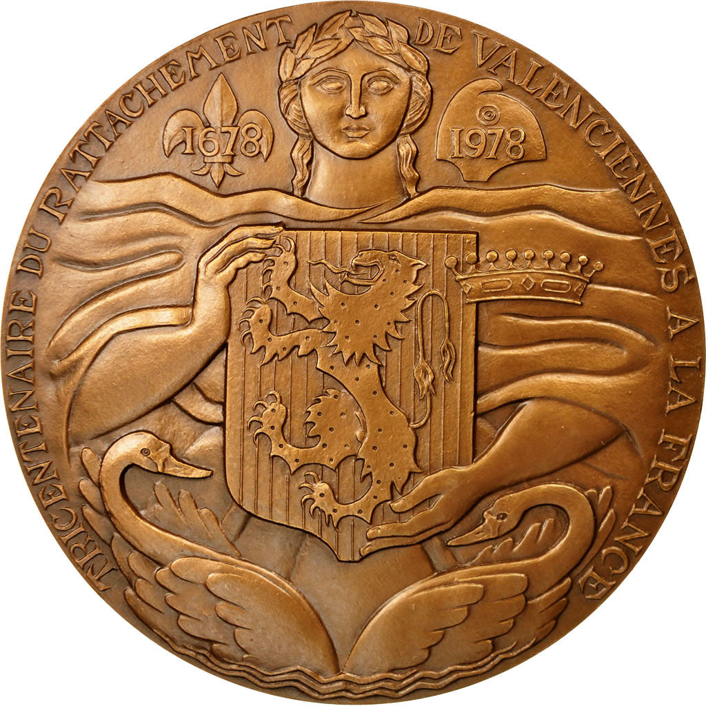 France, Medal, Paix de Nimègue, Rattachement de Valenciennes à la France