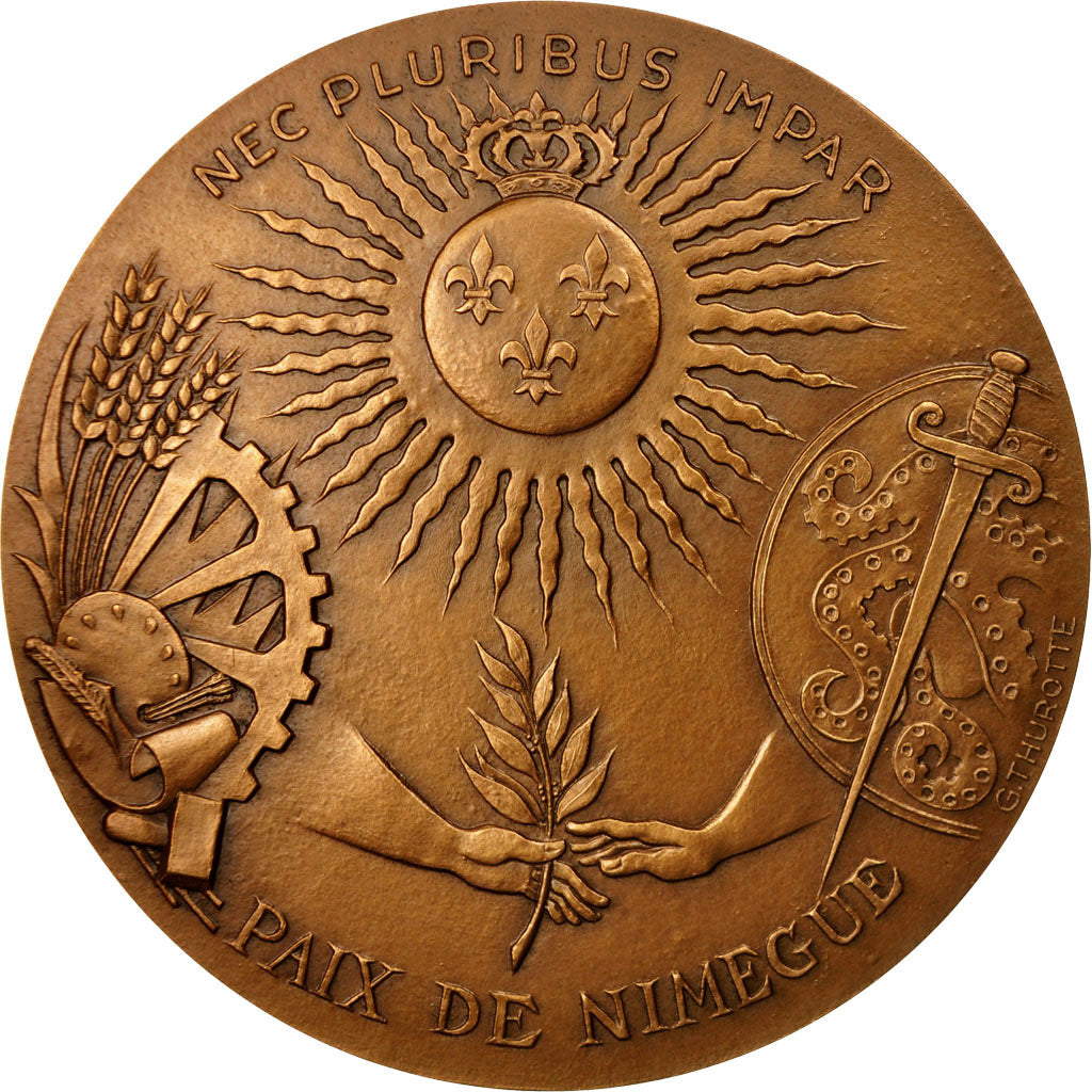 Frankrijk, Medaille, Paix de Nimègue, Rattachement de Valenciennes à la