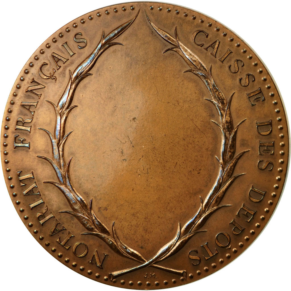 Francja, Medal, Notariat Français, Caisse des Dépôts, Henry François