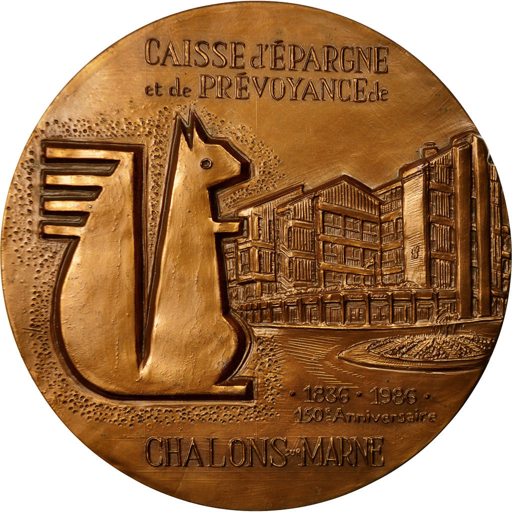 France, Médaille, Caisse d'Epargne et de Prévoyance, Châlon sur Marne, 1985